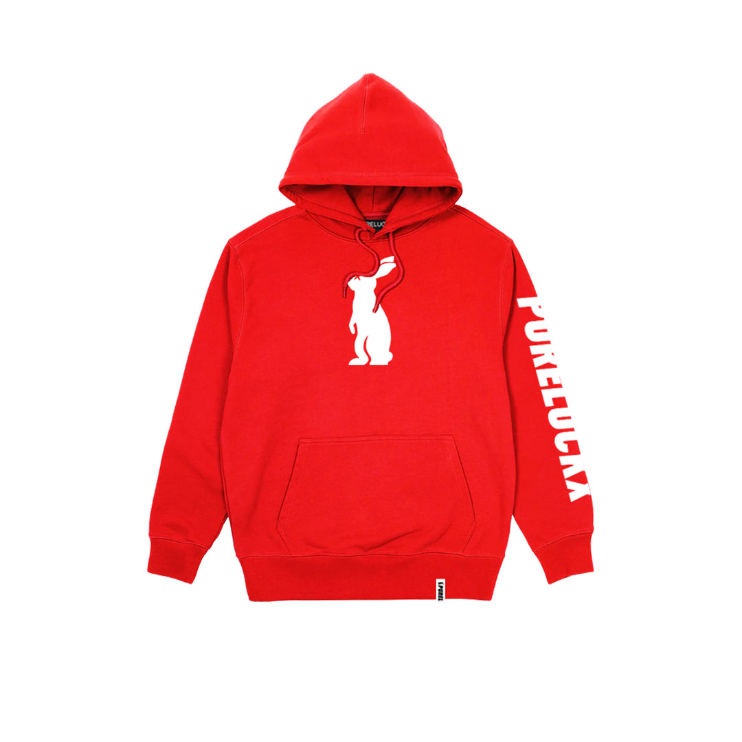 PURELUCKX BUNNY HOODIE [RED]– PURELUCKX Shop