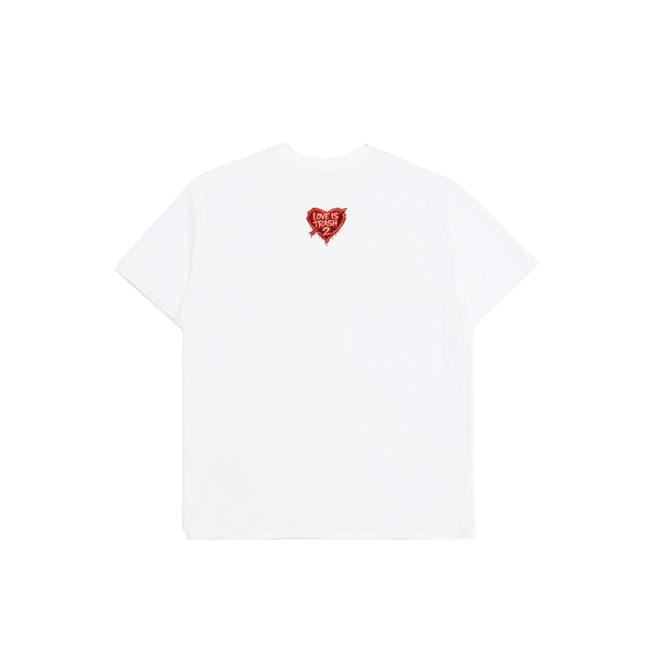LOVE IS TRASH 2 T-SHIRT (WHITE)