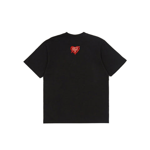 LOVE IS TRASH 2 T-SHIRT (BLACK)
