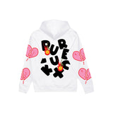 LA VIE IS STILL EN ROSE HOODIE (WHITE)